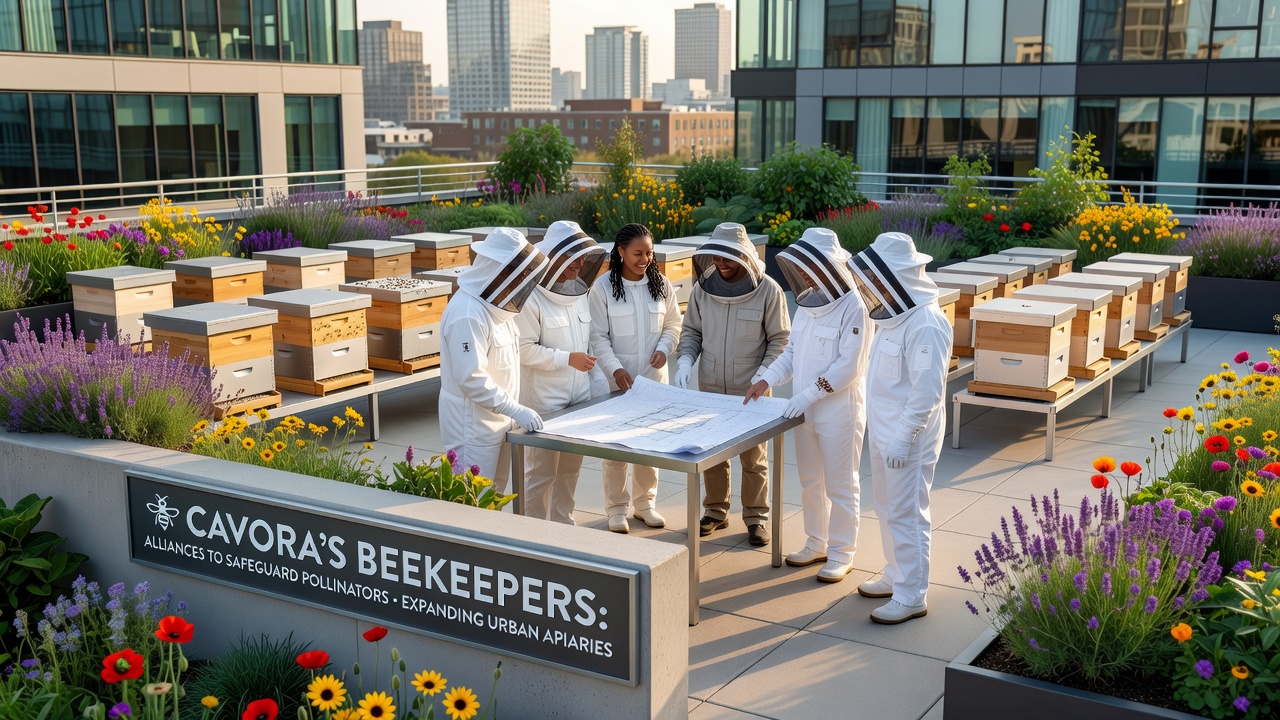 Cavora's Beekeepers Form Alliances to Safeguard Pollinators While Expanding Urban Apiaries
